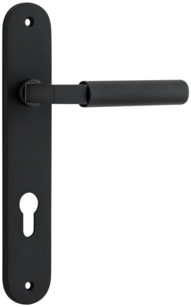 Brunswick Lever - Oval Backplate - Entry - Point - 12768E85 - Iver