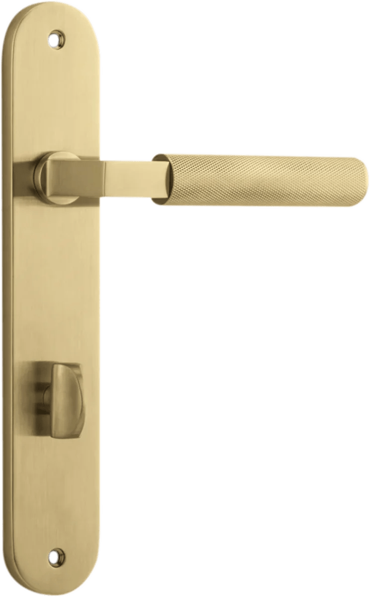 Brunswick Lever - Oval Backplate - Entry - Point - 16268P85 - Iver