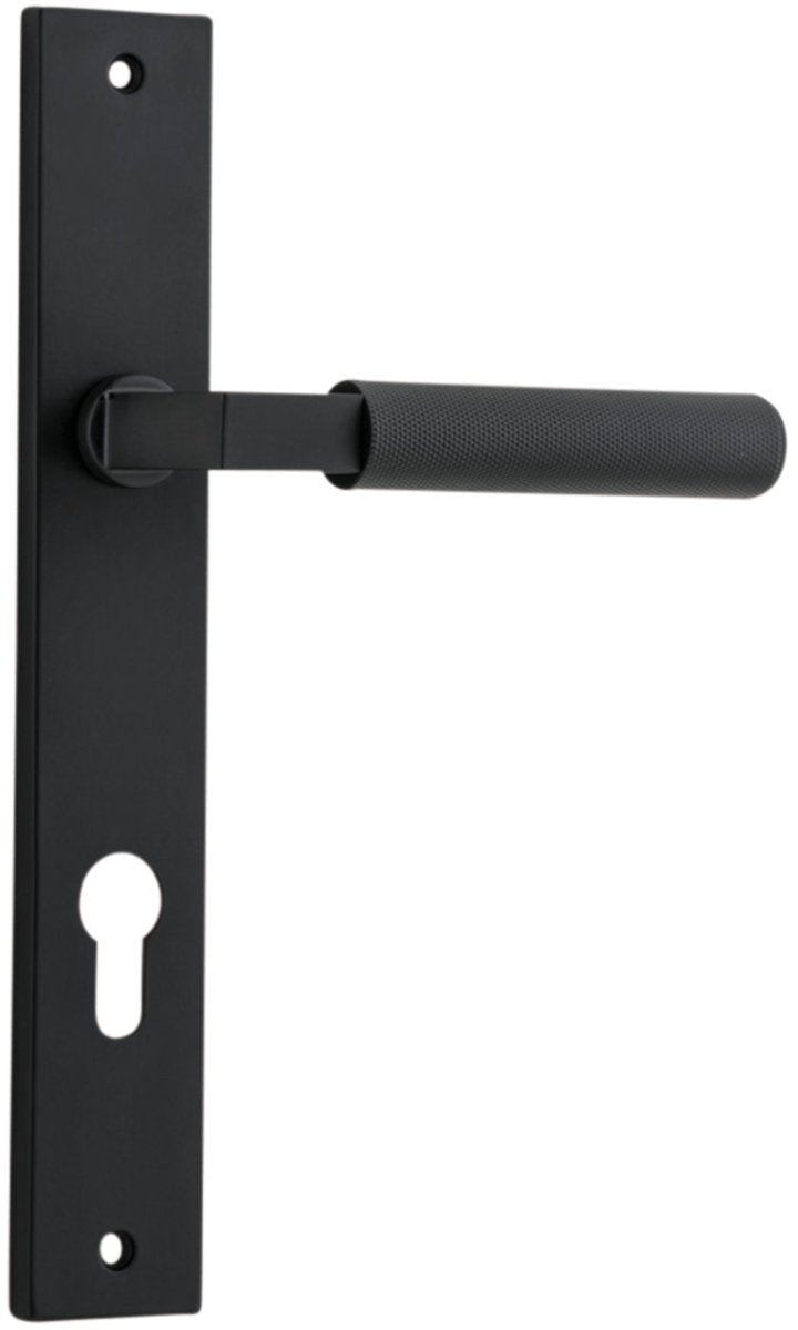 Brunswick Lever - Rectangular Backplate - Entry - Point - 12752E85 - Iver