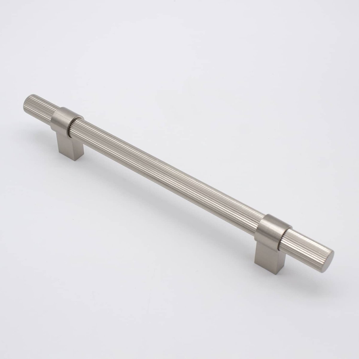 Brushed Nickel Fluted Pull - Cassandra - Manovella - Entry - Point - CABCAS230BN - Manovella