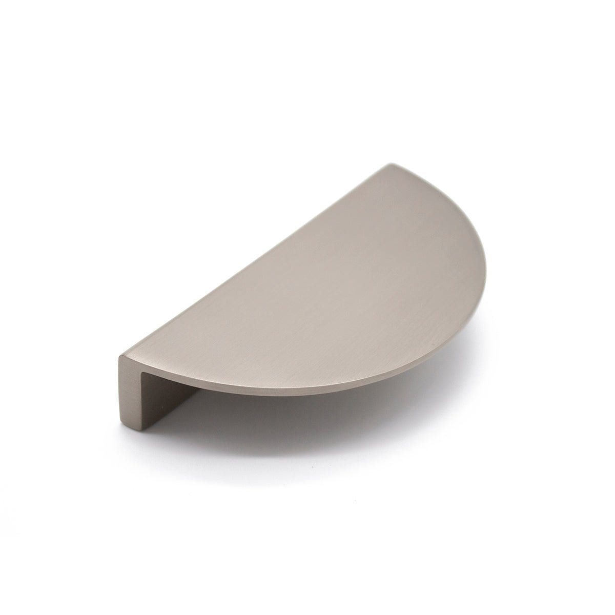 Brushed Nickel Half Moon Cabinet Pull - Iris - Manovella - Entry - Point - CABIRI100BN - Manovella