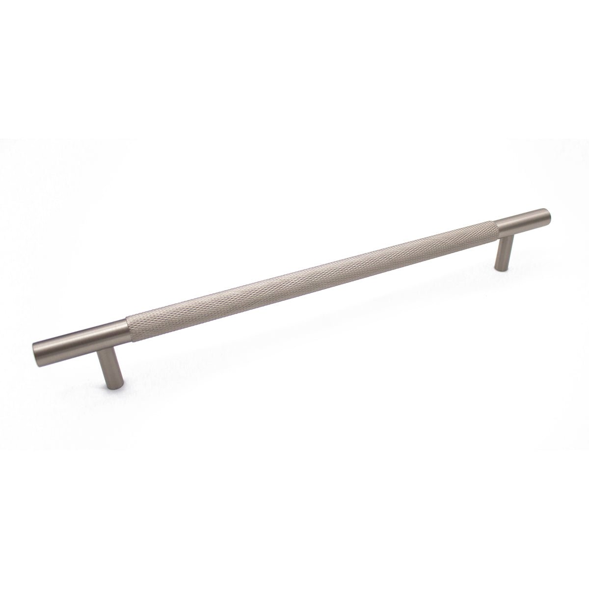 Brushed Nickel Knurled Drawer Pull - Charmian - Manovella - Entry - Point - CABCHA280BN - Manovella