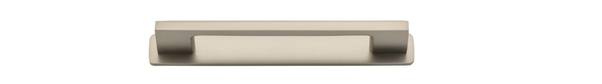 Cali Cabinet Pull + Backplate - Entry Point - Iver - Satin Nickel - Cabinet Pulls