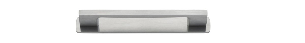 Cali Cabinet Pull + Backplate - Entry Point - Iver - Brushed Chrome - Cabinet Pulls