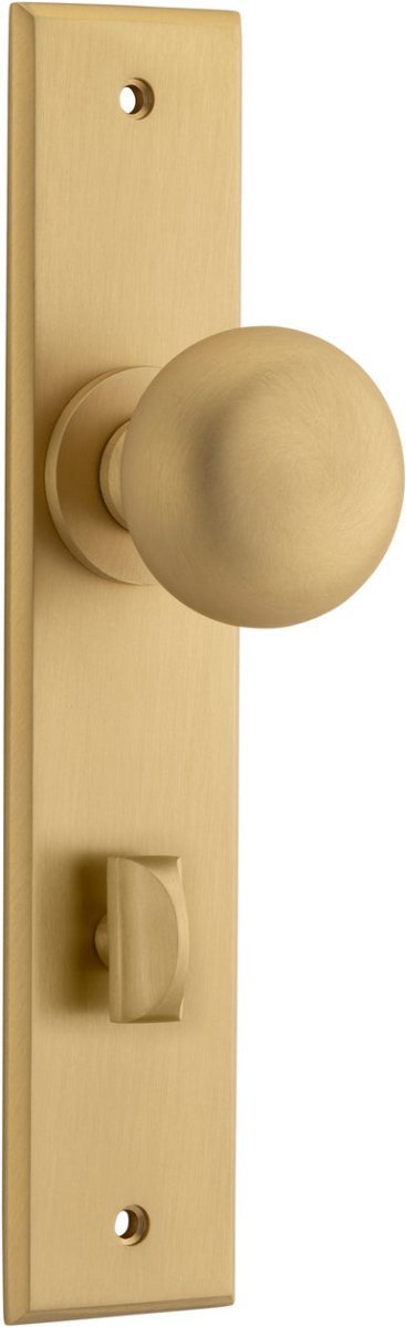 Cambridge Knob - Chamfered Backplate - Entry - Point - 10946KPRIV60 - Iver