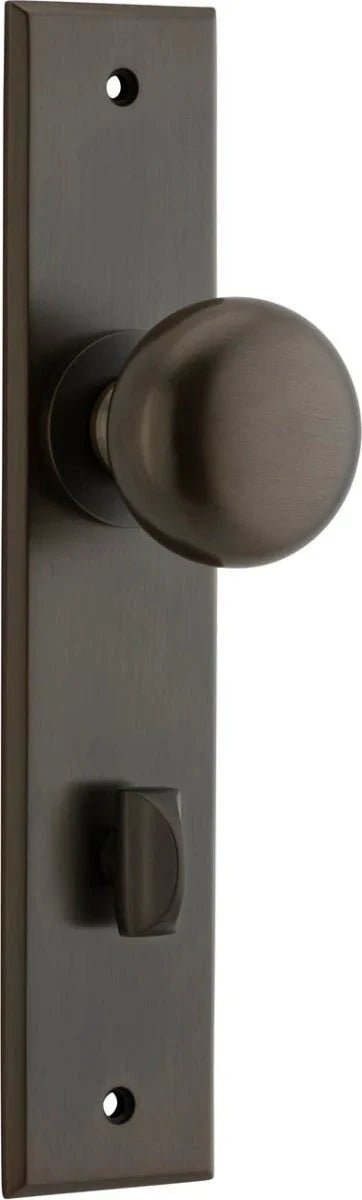 Cambridge Knob - Chamfered Backplate - Entry - Point - 10946P85 - Iver