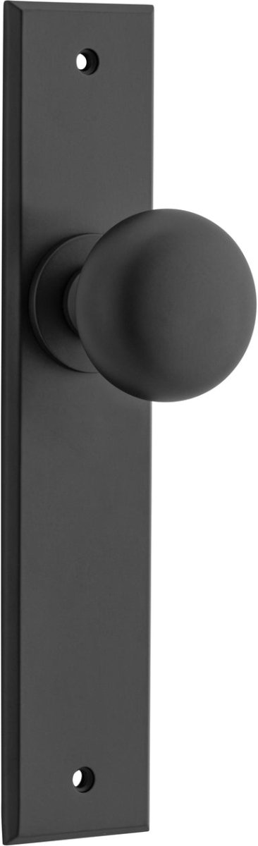 Cambridge Knob - Chamfered Backplate - Entry - Point - 12946 - Iver