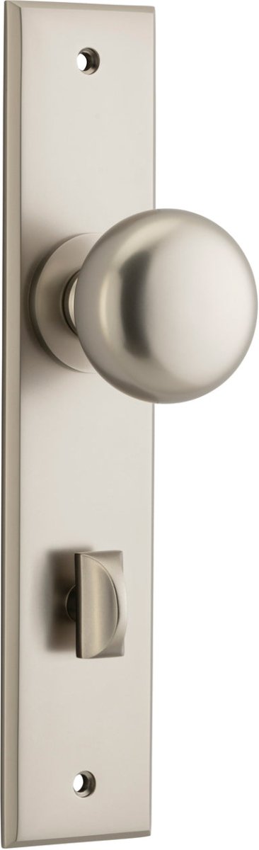 Cambridge Knob - Chamfered Backplate - Entry - Point - 14946P85 - Iver