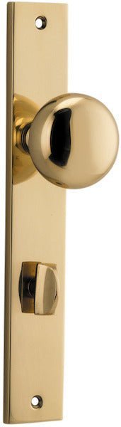 Cambridge Knob - Rectangular Backplate - Entry - Point - 10322P85 - Iver