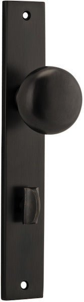 Cambridge Knob - Rectangular Backplate - Entry - Point - 10822P85 - Iver