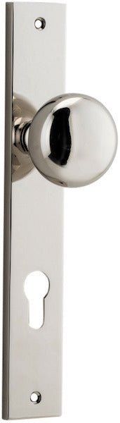 Cambridge Knob - Rectangular Backplate - Entry - Point - 14322E85 - Iver