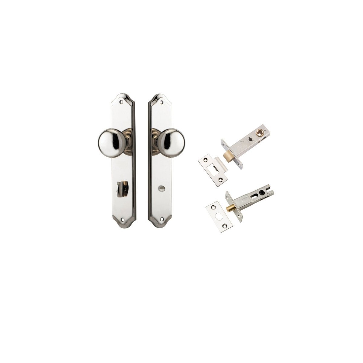 Cambridge Knob - Shouldered Backplate - Entry - Point - 14328KPRIV60 - Iver