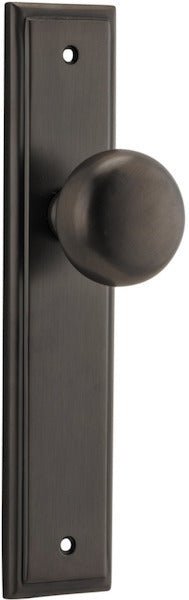 Cambridge Knob - Stepped Backplate - Entry - Point - 10840 - Iver