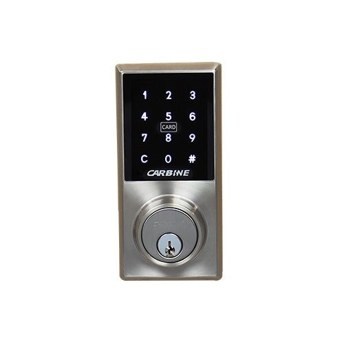 Carbine CEL2 Digital Deadbolt - Satin Nickel - Entry - Point - CEL2 - 3IN1 - DBSNKIT - Carbine