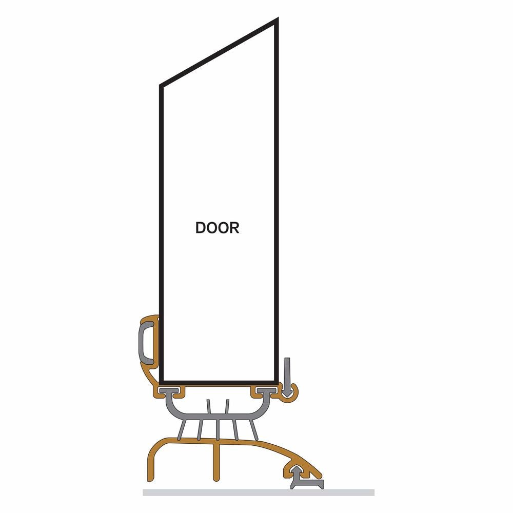 CMT4/RP4 Door Weather Seal 915mm - Bronze - Entry - Point - CMT409BZ - Cowdroy