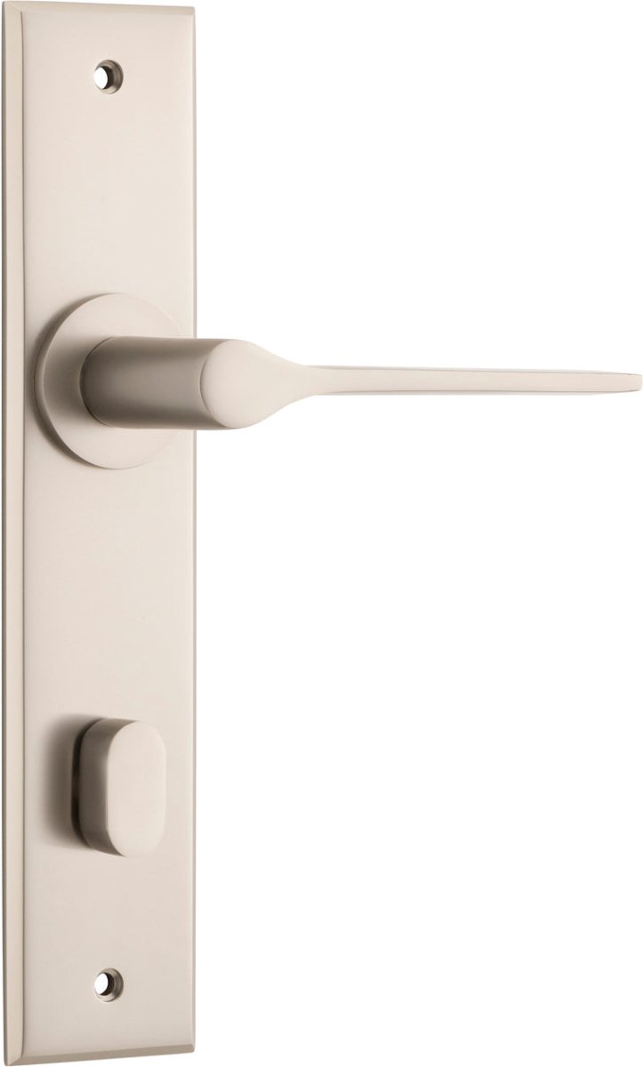 Como Lever - Chamfered Backplate - Entry - Point - 14758P85 - Iver