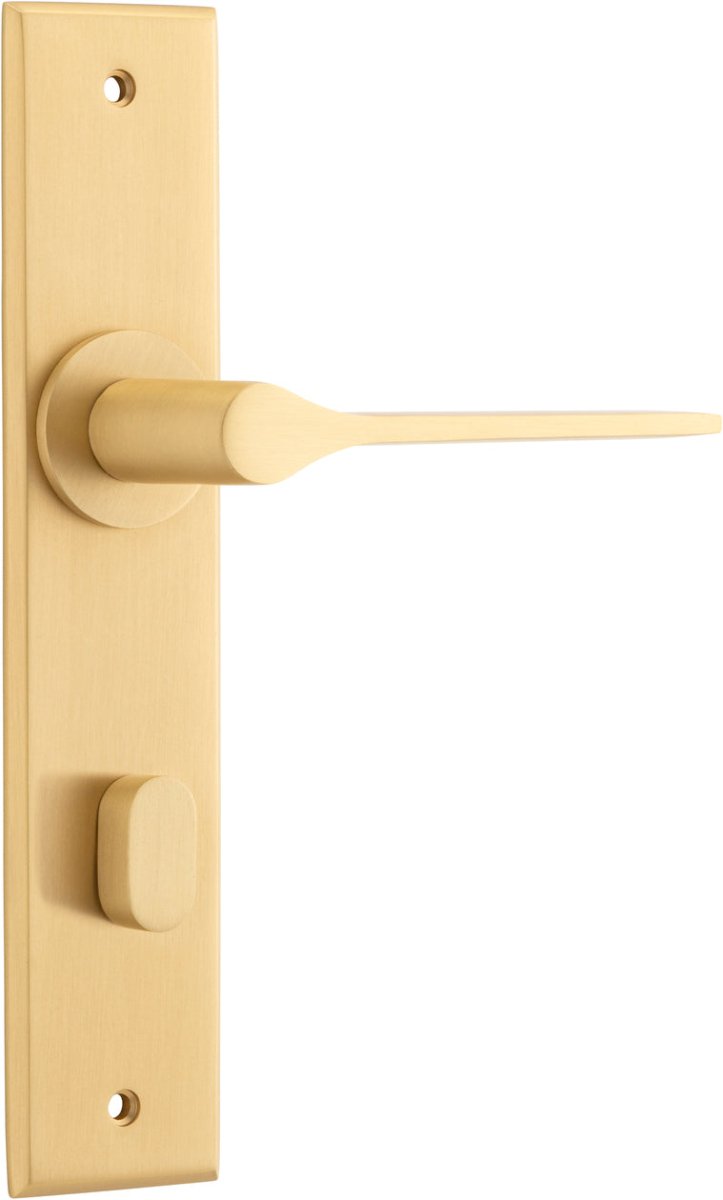 Como Lever - Chamfered Backplate - Entry - Point - 15258P85 - Iver