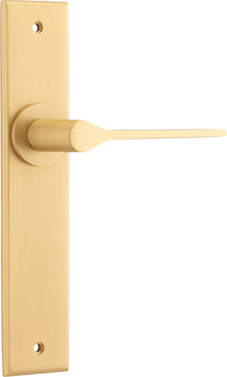 Como Lever - Chamfered Backplate By Iver - Entry - Point - 15258 - Iver