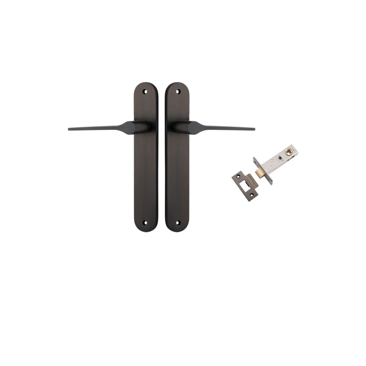 Como Lever - Oval Backplate - Entry - Point - 10770KPASS60 - Iver