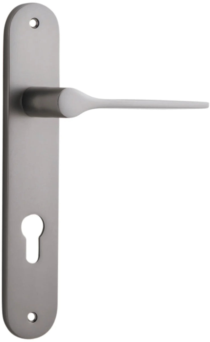 Como Lever - Oval Backplate - Entry - Point - 14770E85 - Iver