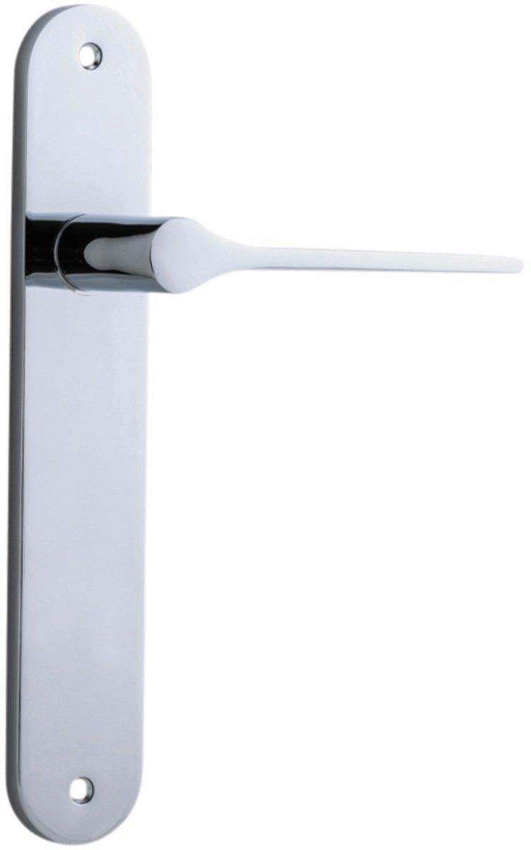 Como Lever - Oval Backplate - Ella Grace - Iver - Polished Chrome - Door Levers