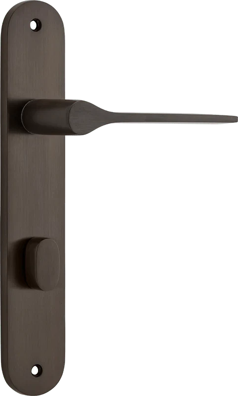 Como Lever - Oval Backplate - Ella Grace - Iver - Signature Brass - Door Levers