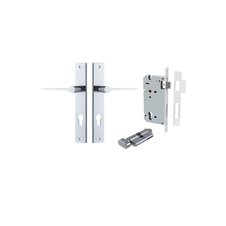 Como Lever - Rectangular Backplate - Entry - Point - 11754KENTR60KT - Iver