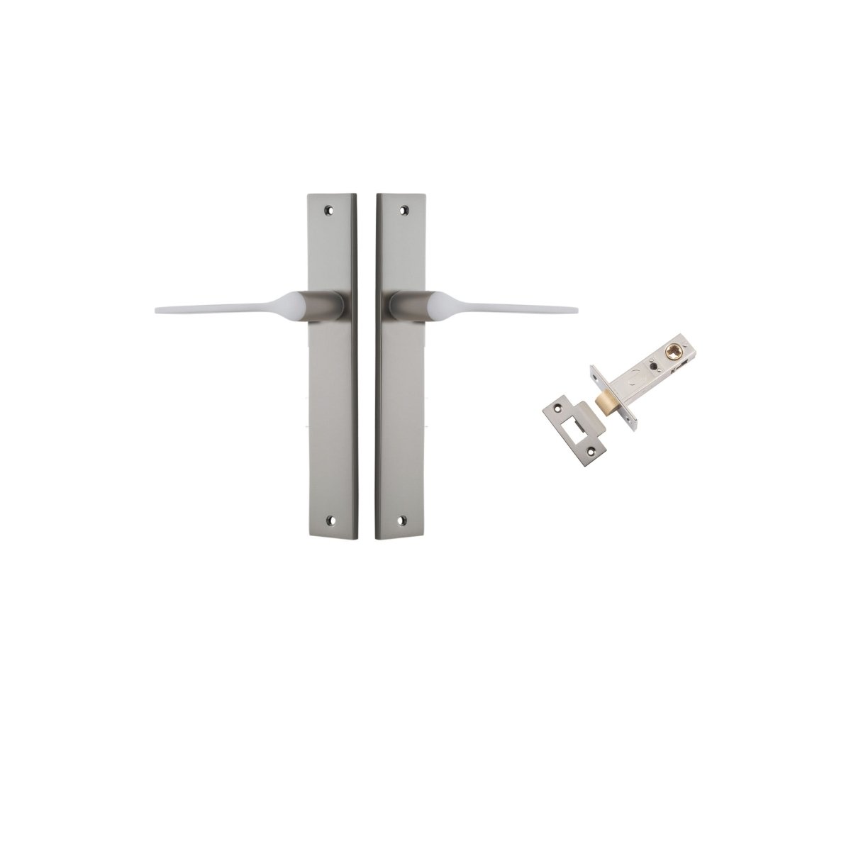 Como Lever - Rectangular Backplate - Entry - Point - 14754KPASS60 - Iver