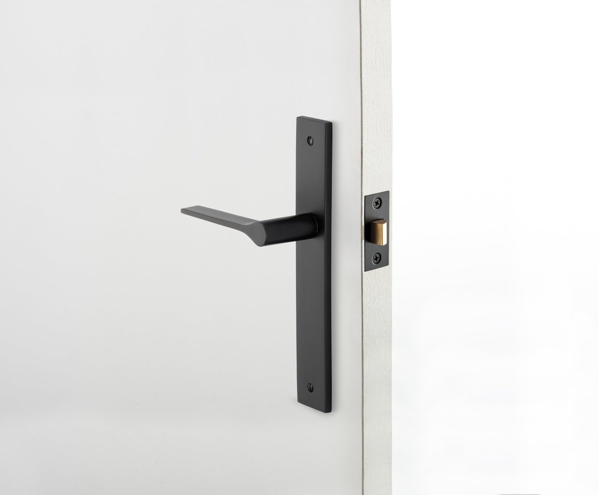 Como Lever - Rectangular Backplate - Entry - Point - 15254 - Iver