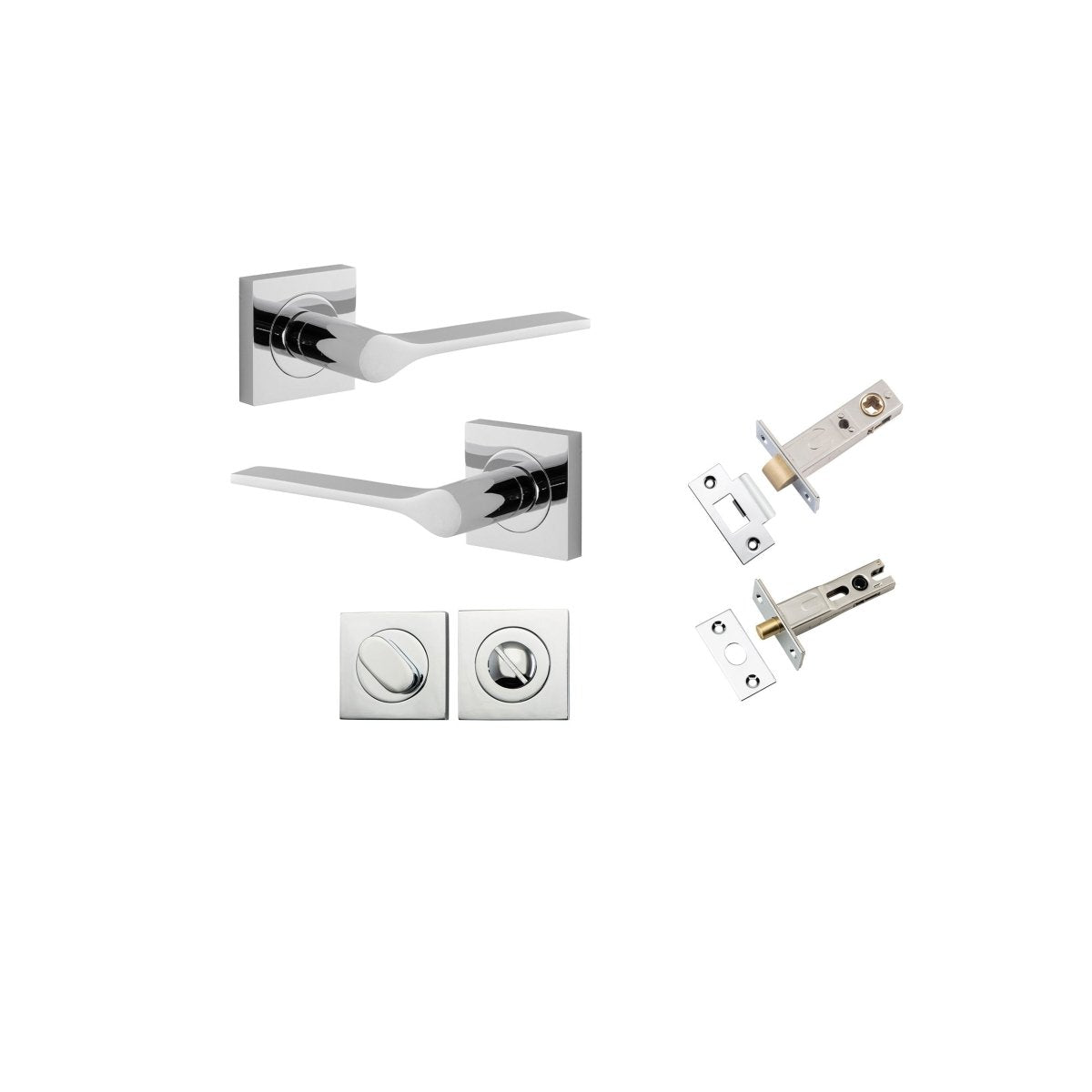 Como Lever - Square Rose - Entry - Point - 0434KPRIV60 - Iver