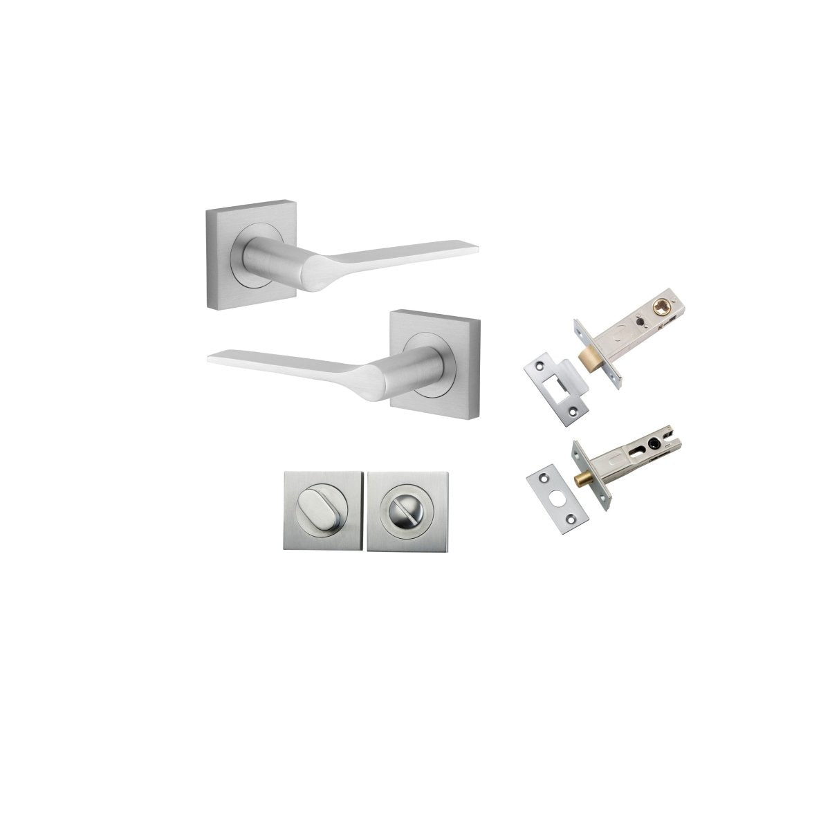 Como Lever - Square Rose - Entry - Point - 0435KPRIV60 - Iver