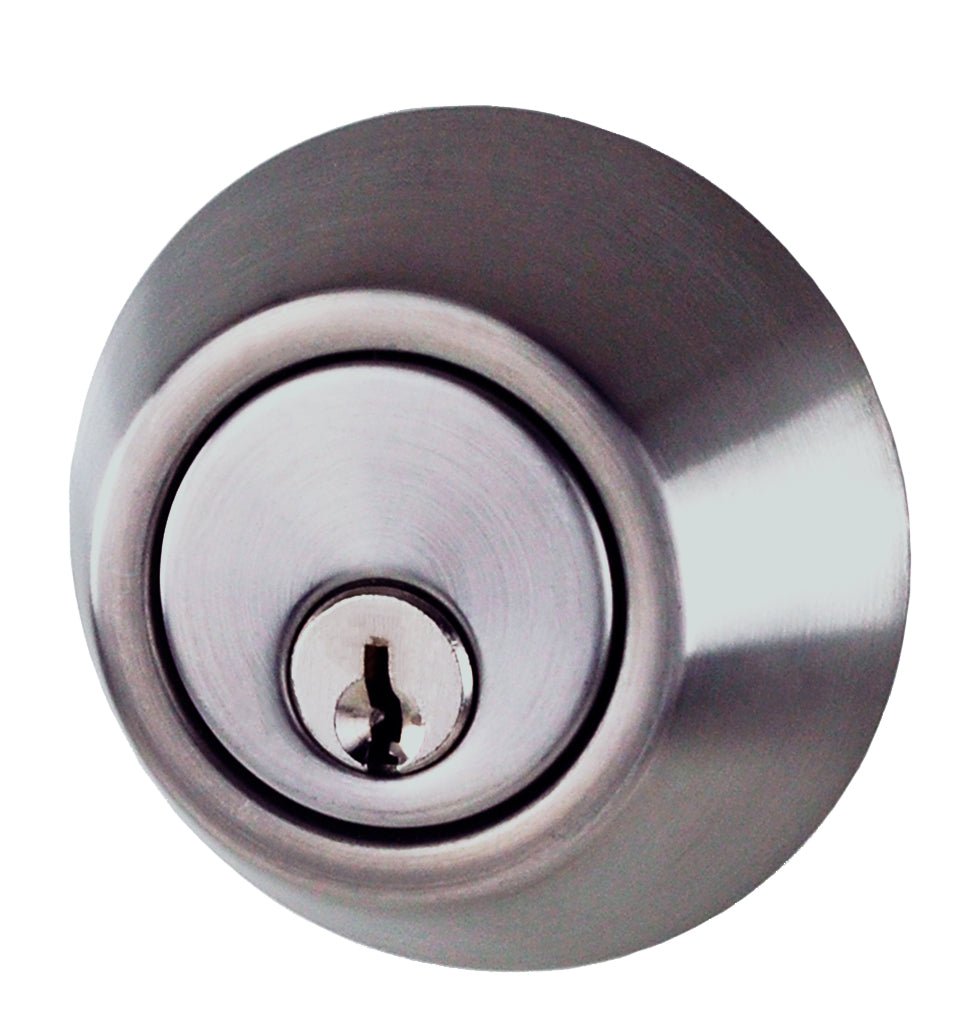 Double Deadbolt Brushed Stain Chrome By Nidus - Entry - Point - T - DB - BSC - Nidus