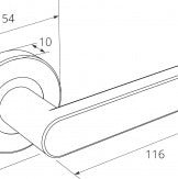 Duke Handle By Zanda - Brushed Nickel - Entry - Point - 10091.BN - Zanda