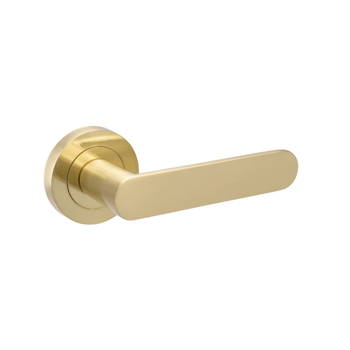 Duke Handle By Zanda - Satin Brass - Entry - Point - 10091.SB - Zanda