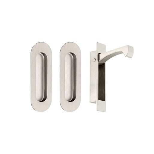 Duke Oval Flush Pull Kit - Stainless - By Zanda - Entry - Point - 5260.SS - Zanda