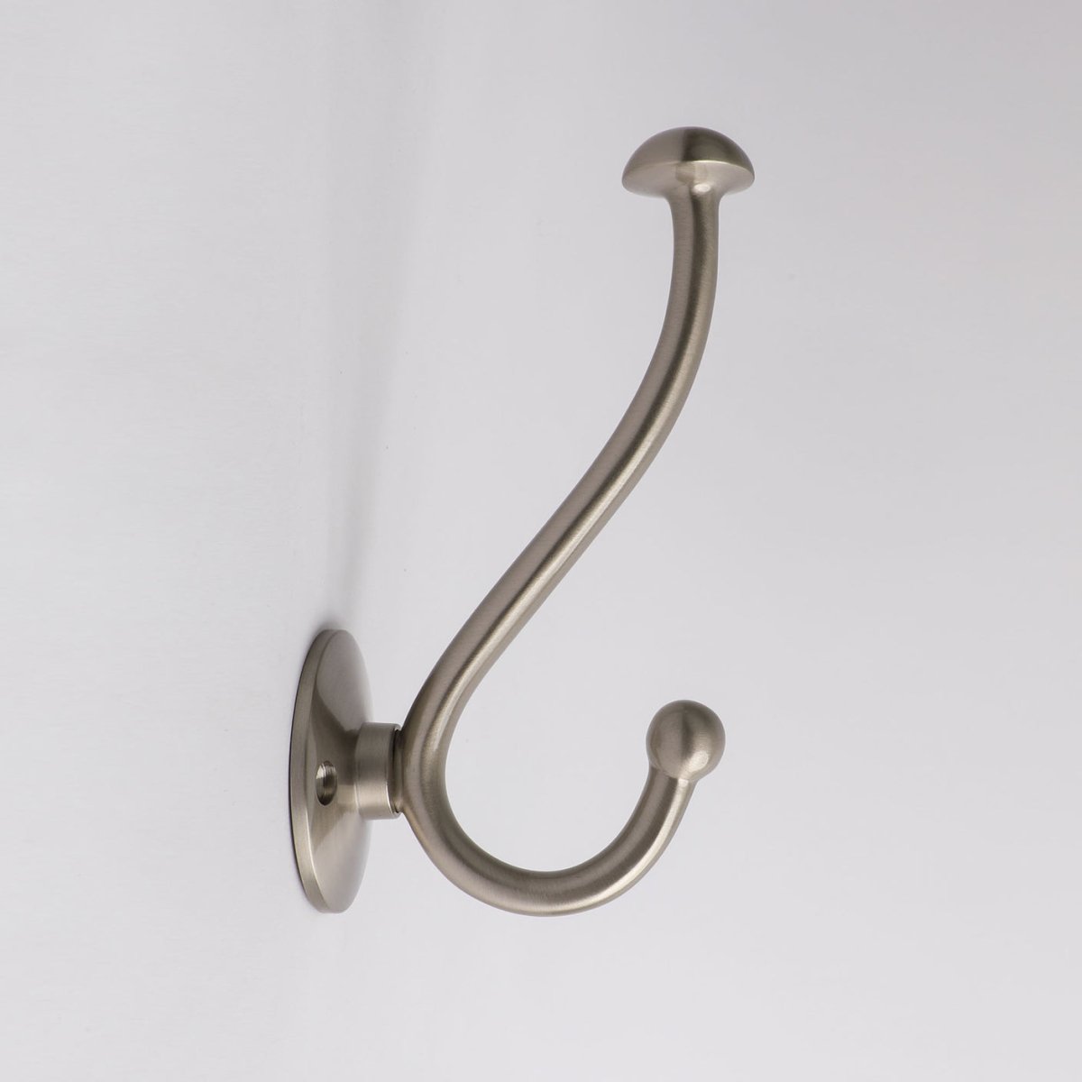 Eden Hook - Satin Nickel By Hepburn - Entry - Point - EHSN - Hepburn Hardware