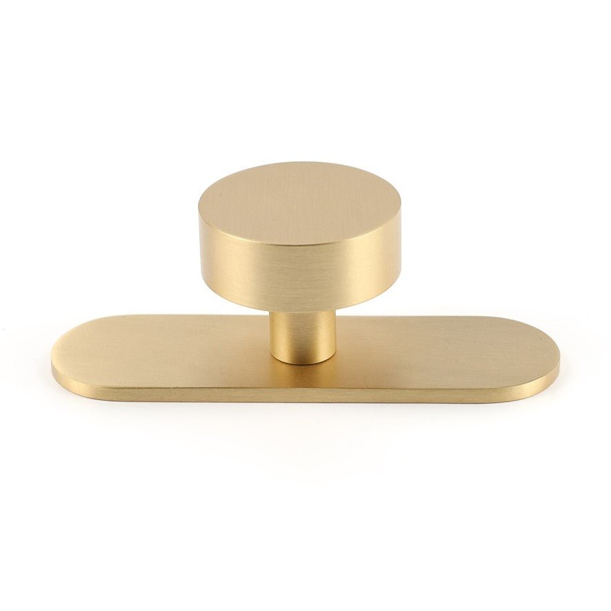 Eliza Brass Cabinetry Knob - Little Swagger - Entry - Point - Eliza - AB - Little Swagger