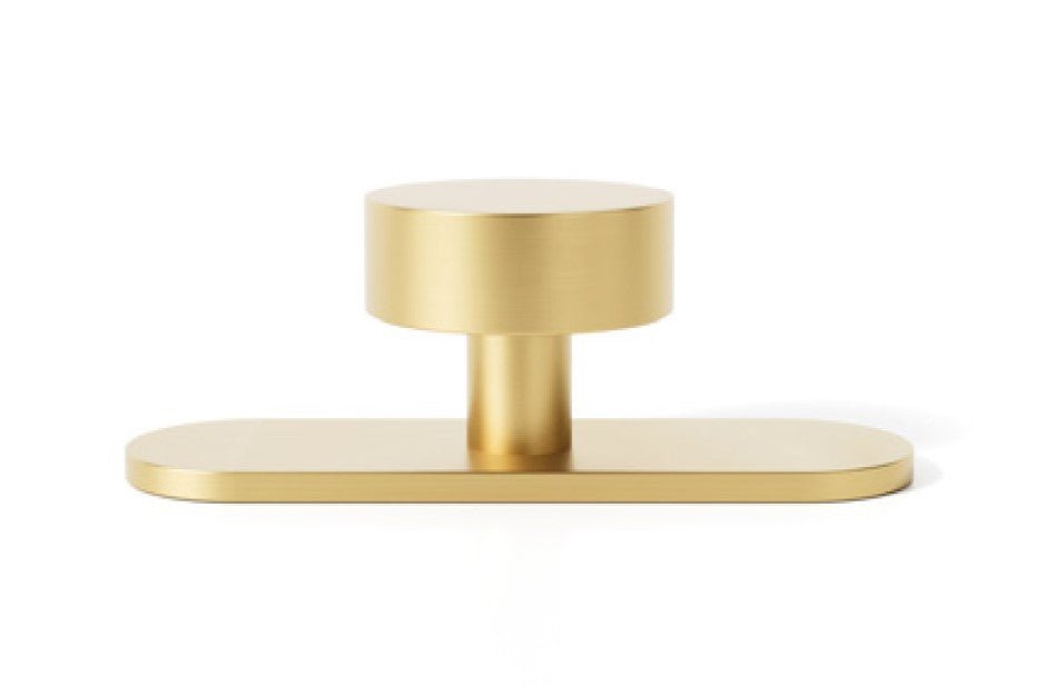 Eliza Brass Cabinetry Knob - Little Swagger - Entry - Point - Eliza - AB - Little Swagger