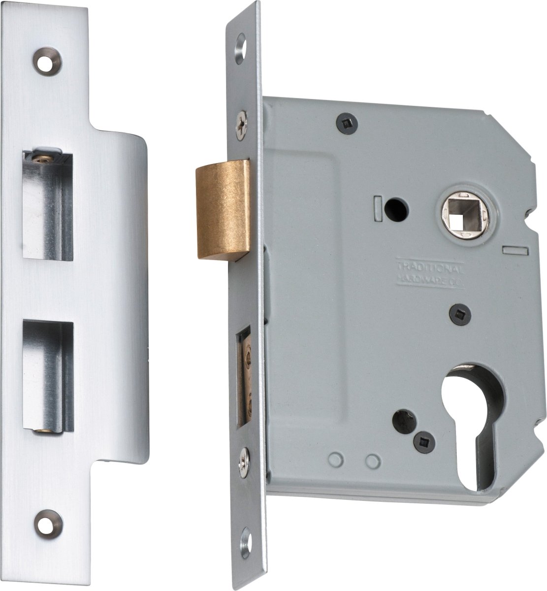 Euro Mortice Lock 46 & 57mm Backsets By Tradco - Entry - Point - 2177 - Tradco