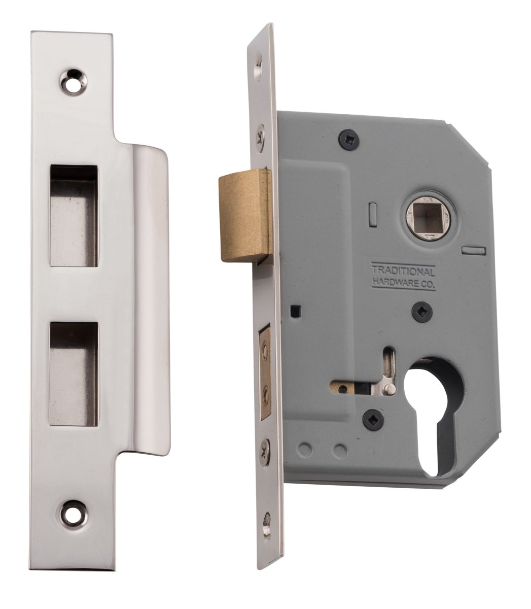 Euro Mortice Lock 46 & 57mm Backsets By Tradco - Entry - Point - 6162 - Tradco