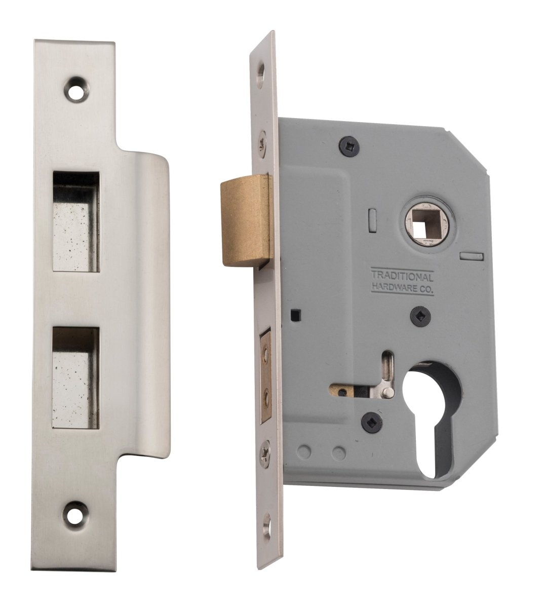 Euro Mortice Lock 46 & 57mm Backsets By Tradco - Entry - Point - 6170 - Tradco