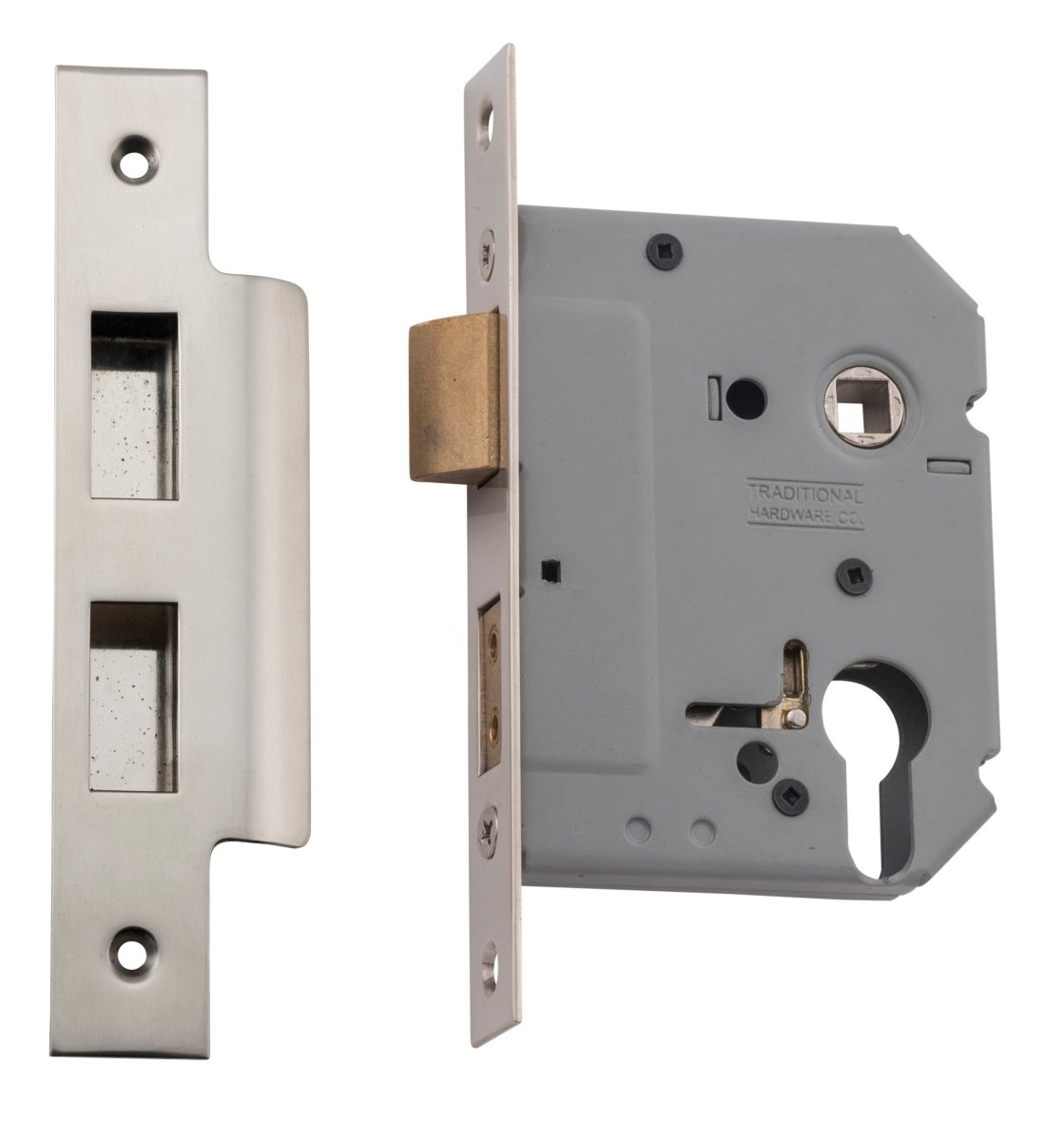 Euro Mortice Lock 46 & 57mm Backsets By Tradco - Entry - Point - 6171 - Tradco