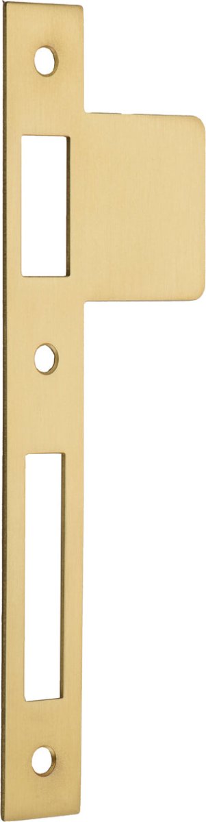 Extended Striker Plates - Entry Point - Iver - Brushed Gold PVD - External Locks