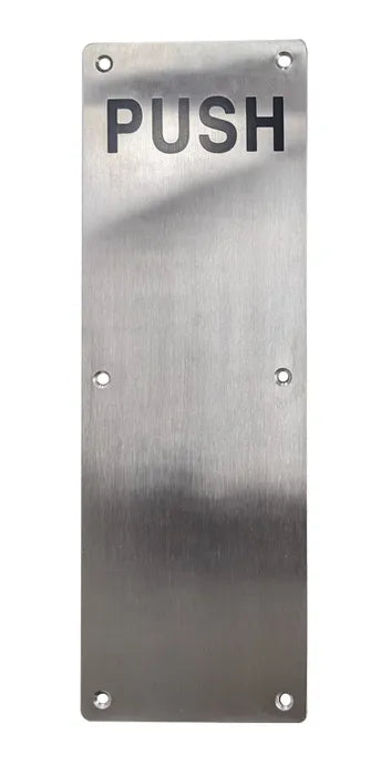 LOCKTON S/Steel PUSH PLATE (300mm x 100mm)