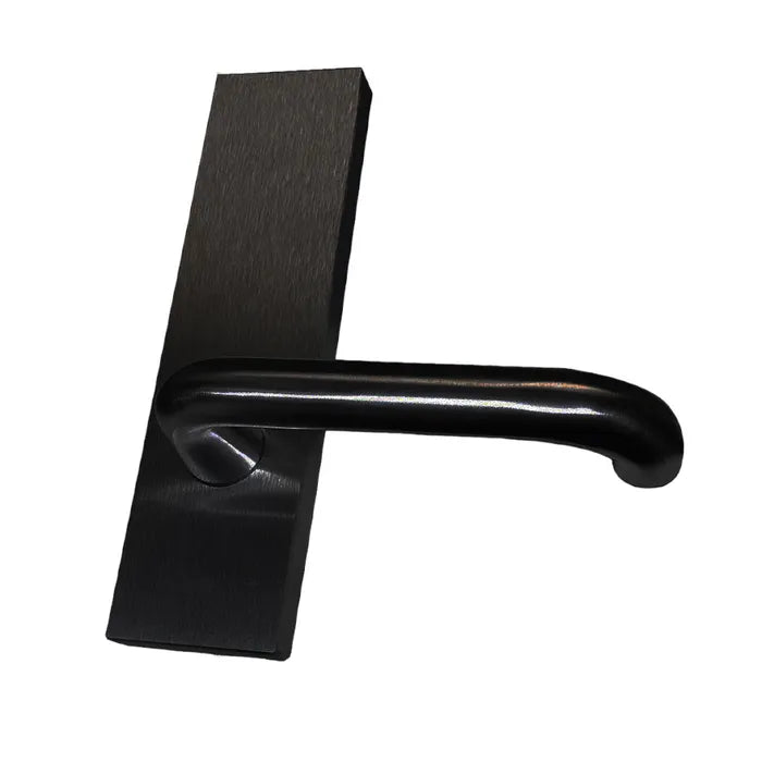 LOCKTON 'Square End' - EXT PLATE - LEVER ONLY - *Matte BLACK*