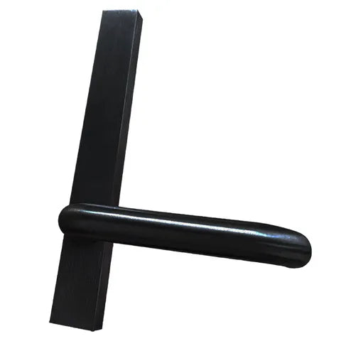 LOCKTON Narrow Stile - Sq. End - EXT PLATE - LEVER ONLY - *Matte BLACK*