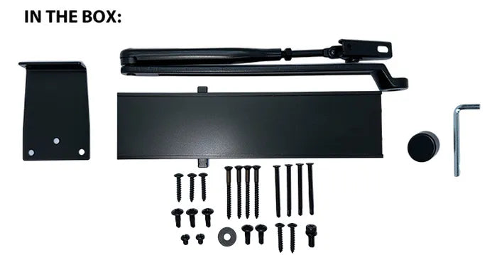 LOCKTON '160 Series' DOOR CLOSER - Rack & Pinion - (2-4) *MATTE BLACK*