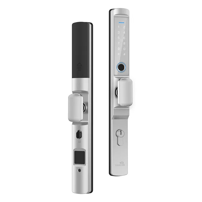 LOCKTON 'E-Series' (Euro Narrow Leverset) SMART DOOR LOCK (Sliding Door) *Silver*