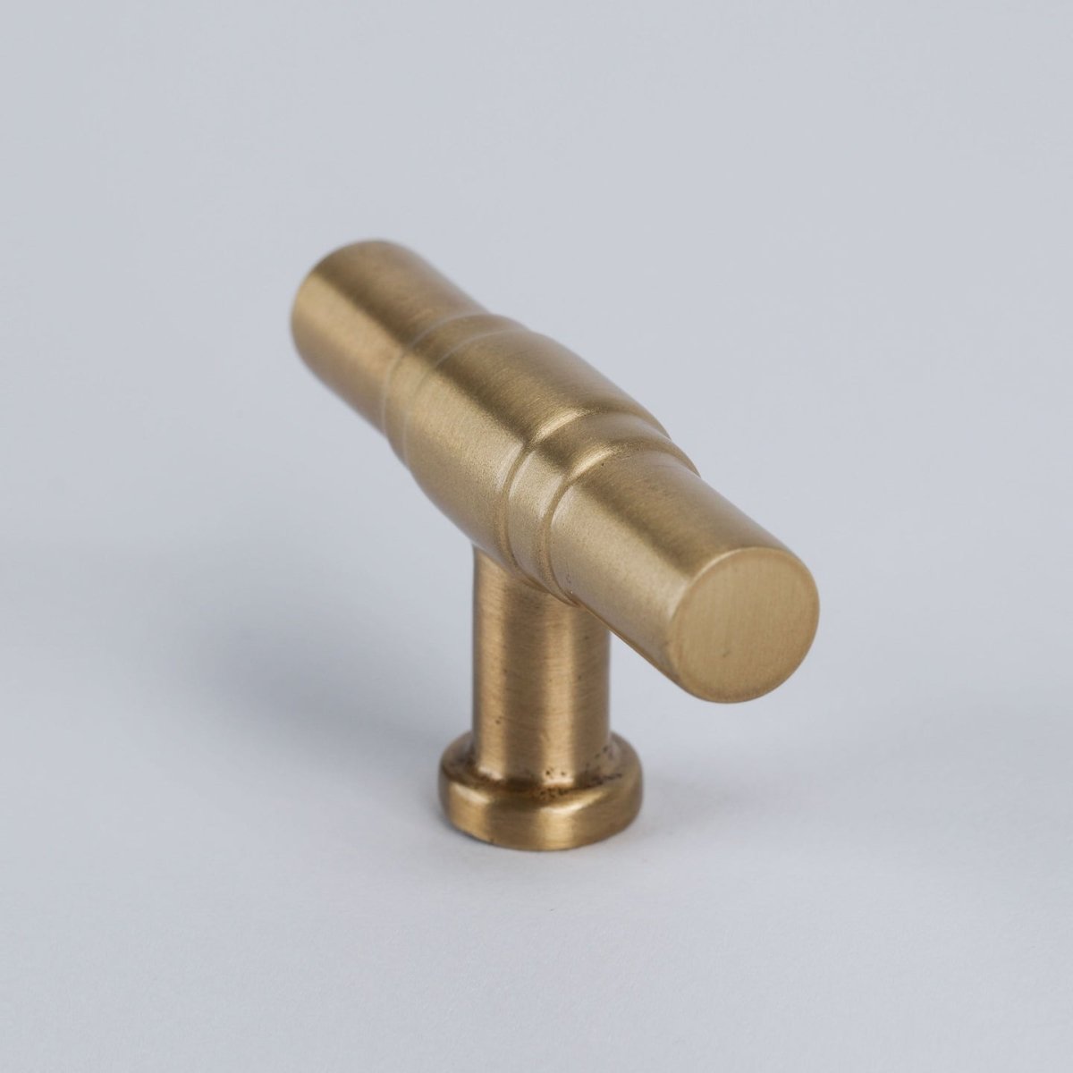 Georgia T - Bar - Burnished Brass By Hepburn - Entry - Point - GTBBB - Hepburn Hardware