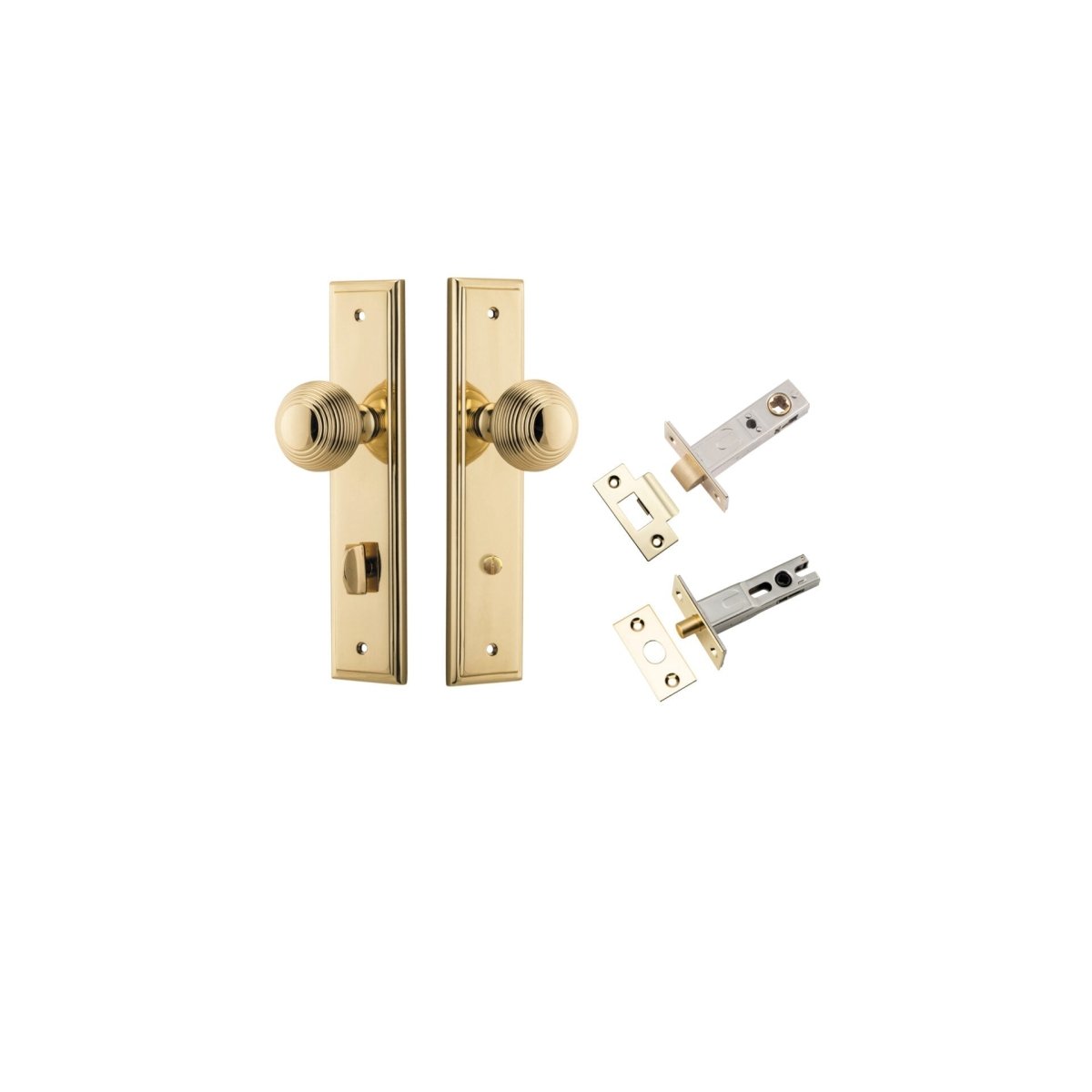 Guildford Knob - Stepped Backplate - Entry - Point - 10342KPRIV60 - Iver